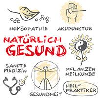 Grafik natürlich gesund